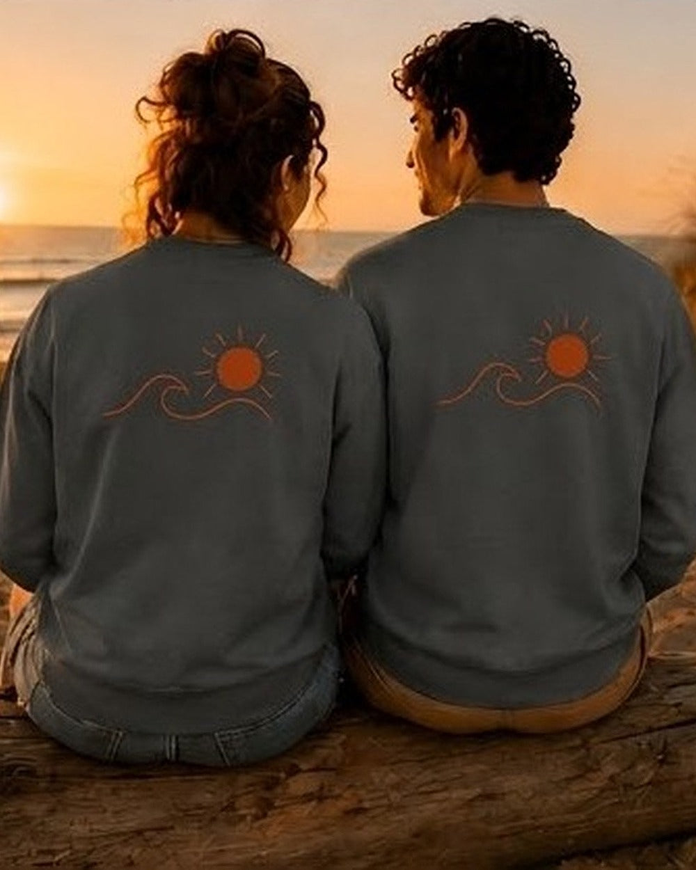 Pull Écume & Soleil motif Le Basique, les quatre coloris de la collection